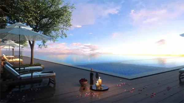 Agile Sky Residence - Poolside View (Artist's Impression)