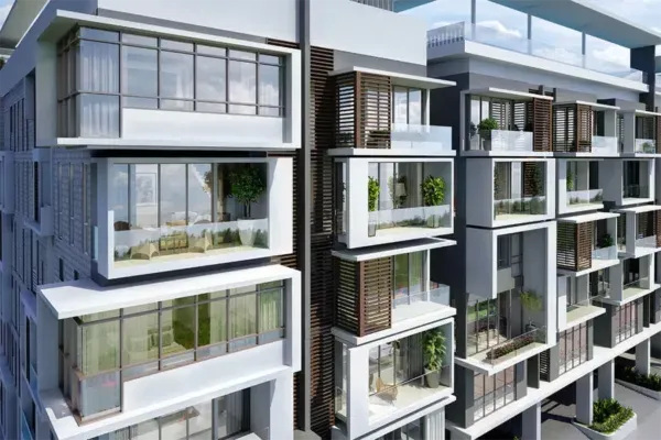 Laguna Residences - Front Facade View (Artist Impression)