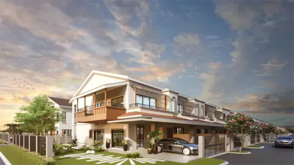 Spanish Gardens by Water - Facade View (Artist Impression)