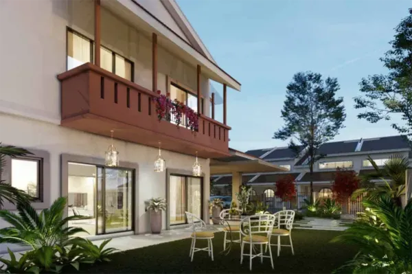 Spanish Gardens by Water - Terrace House (Artist Impression)