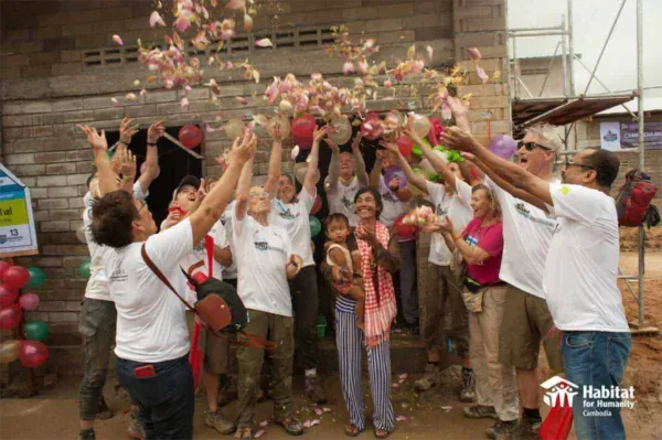 Habitat for Humanity Cambodia - Group Celebration