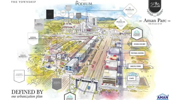 An image of Aman Parc Township Layout (Artist's Impression)