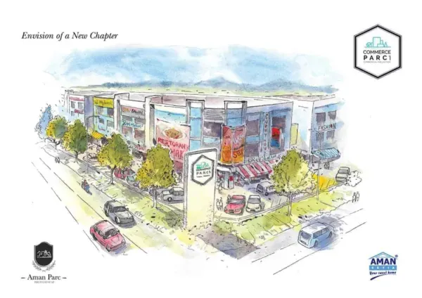 Aman Parc Township The Podium's Overall View (Artists Impression)