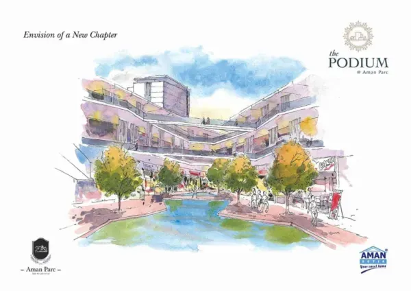 Aman Parc Township The Podium's Overall View (Artists Impression)