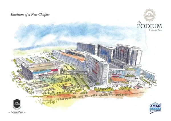 Aman-Parc-Township-The-Podium's-Overral-view-(Artist's-Impression)