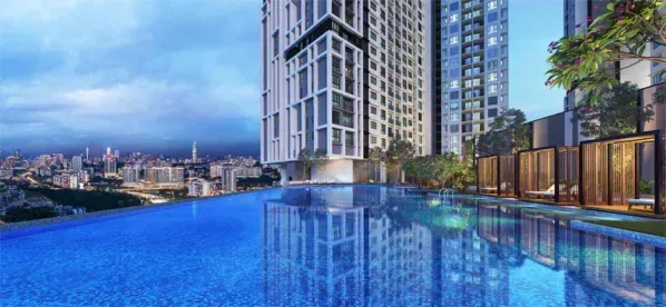 Platinum Arena Residences - Poolside View