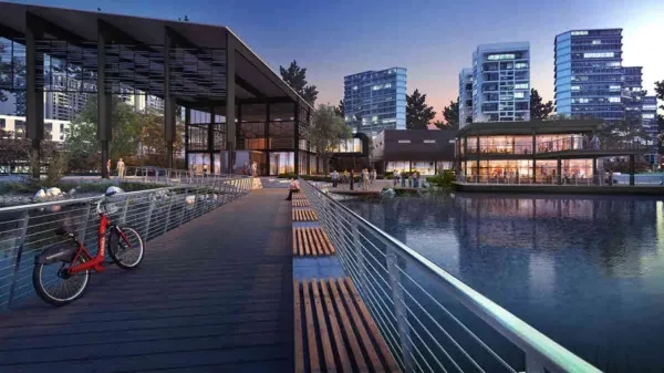 Sunsuria City's Celebration Centre Evening View (Artist Impression)