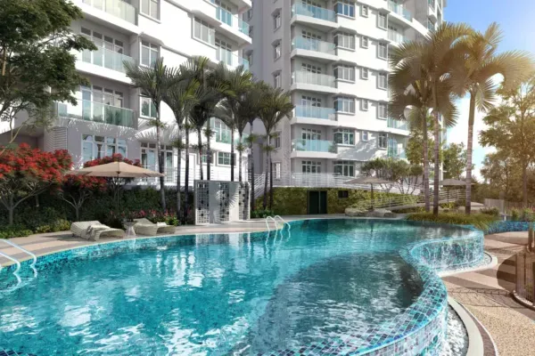 Flora Rosa - Poolside View (Artist's Impression)