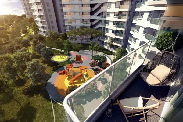 Flora Rosa - Poolside View (Artist's Impression)