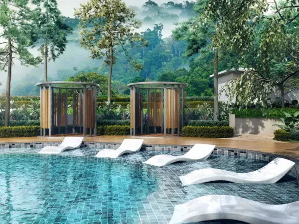 Tropicana Grandhill - Poolside View