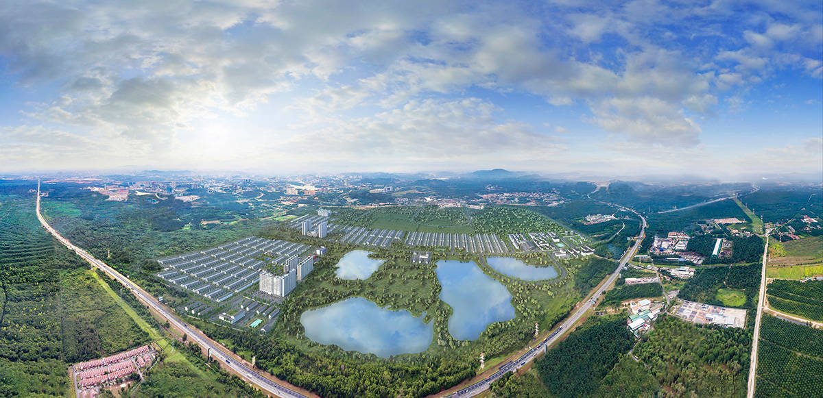 Kita @ CyberSouth - Overall Township Aerial View