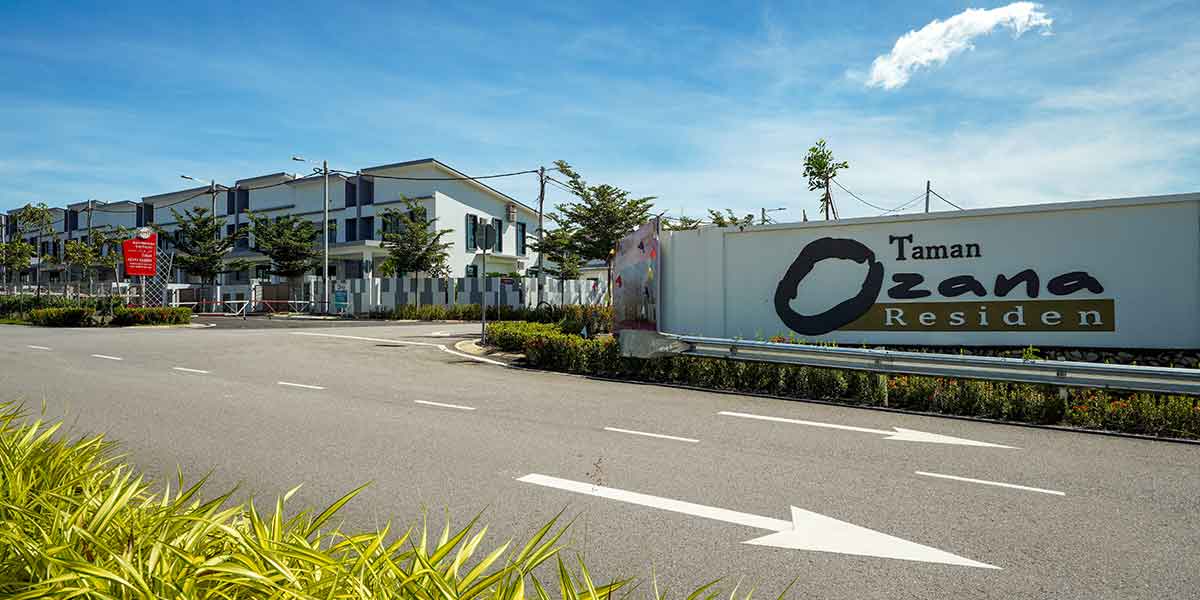 Entrance to Taman Ozana Residences by PDG property