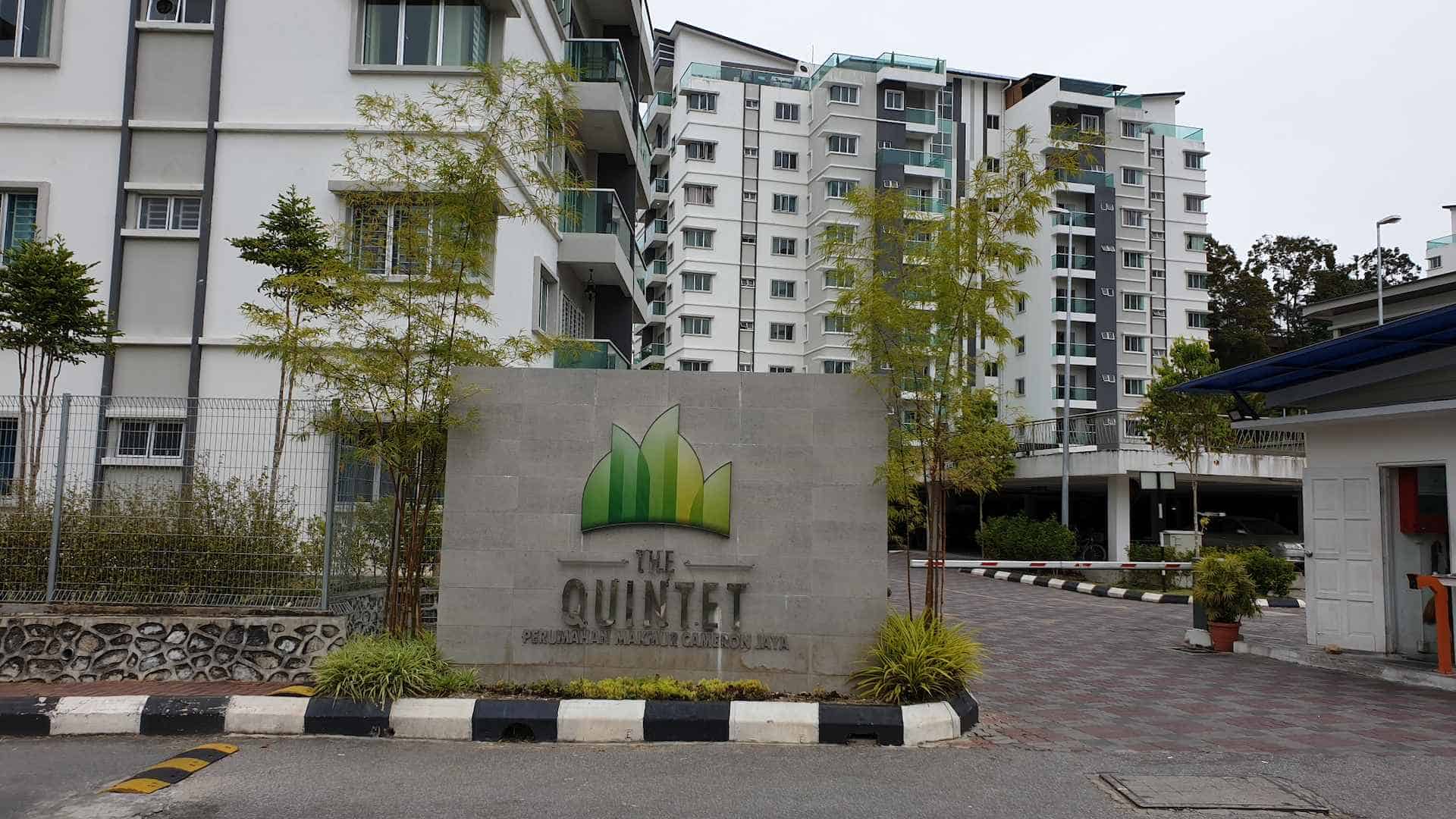 The Quintet - Main Entrance View