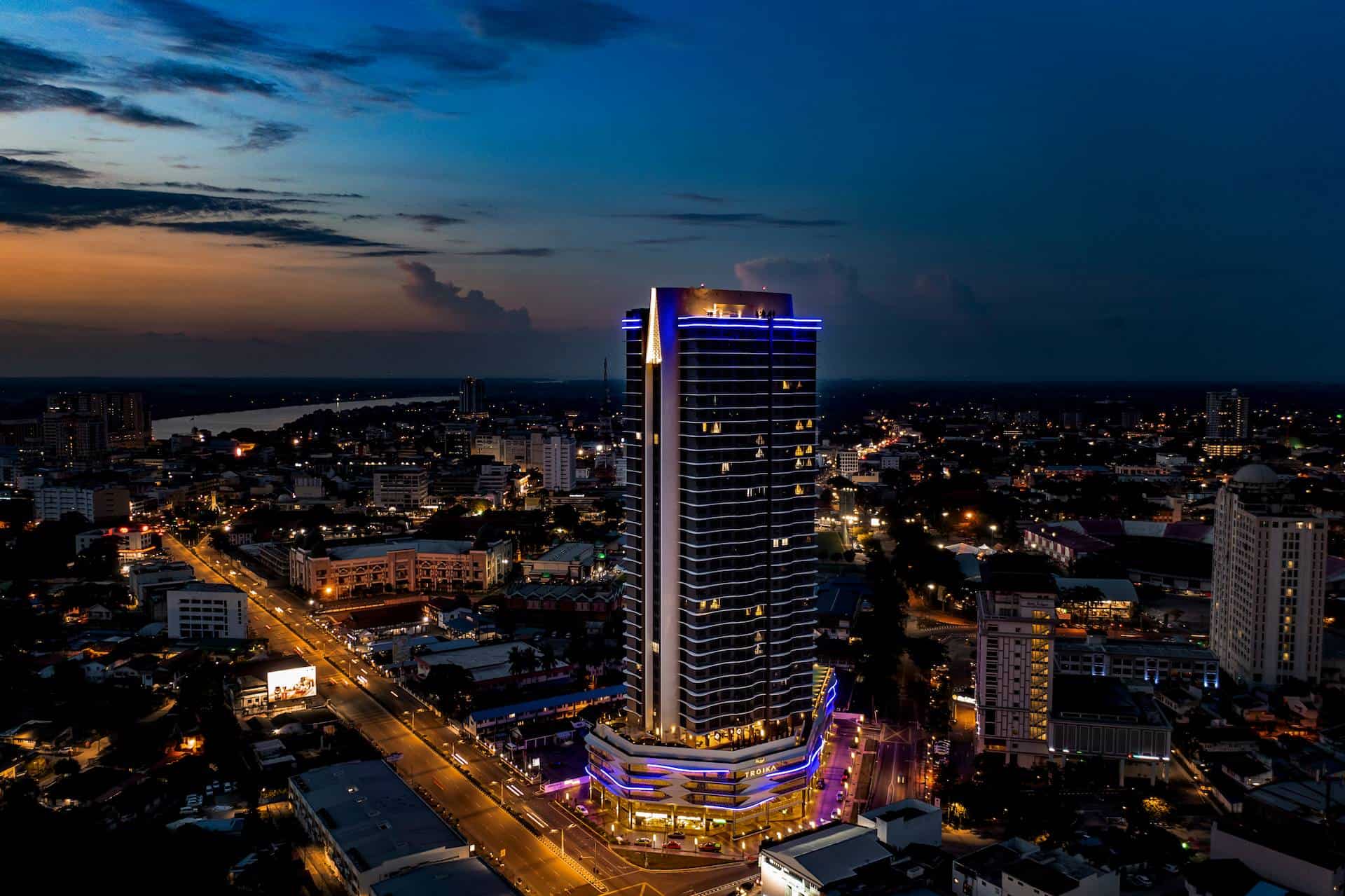 Troika Kota Bharu Golden Triangle - Night Area View