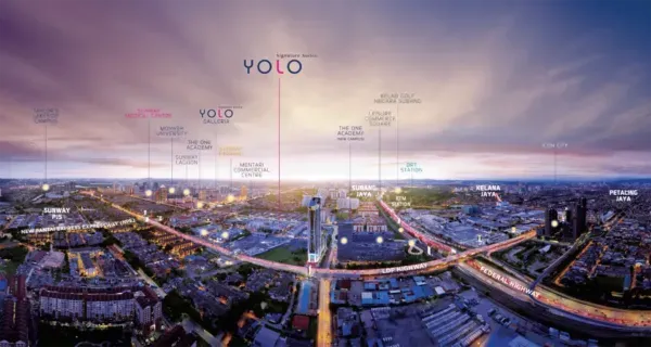 YOLO Signature Suites - Aerial View
