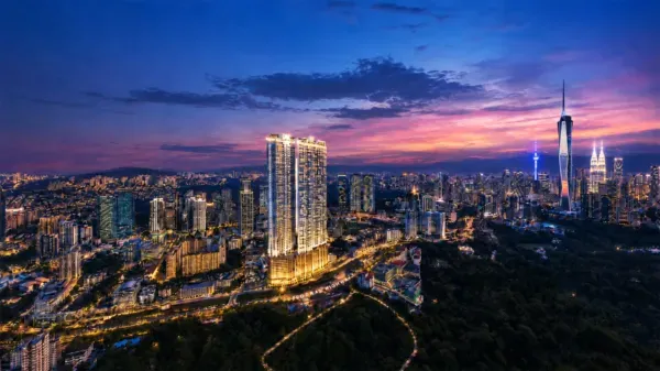 Titijaya Land Berhad - The Ria @ Riveria City (Aerial View)
