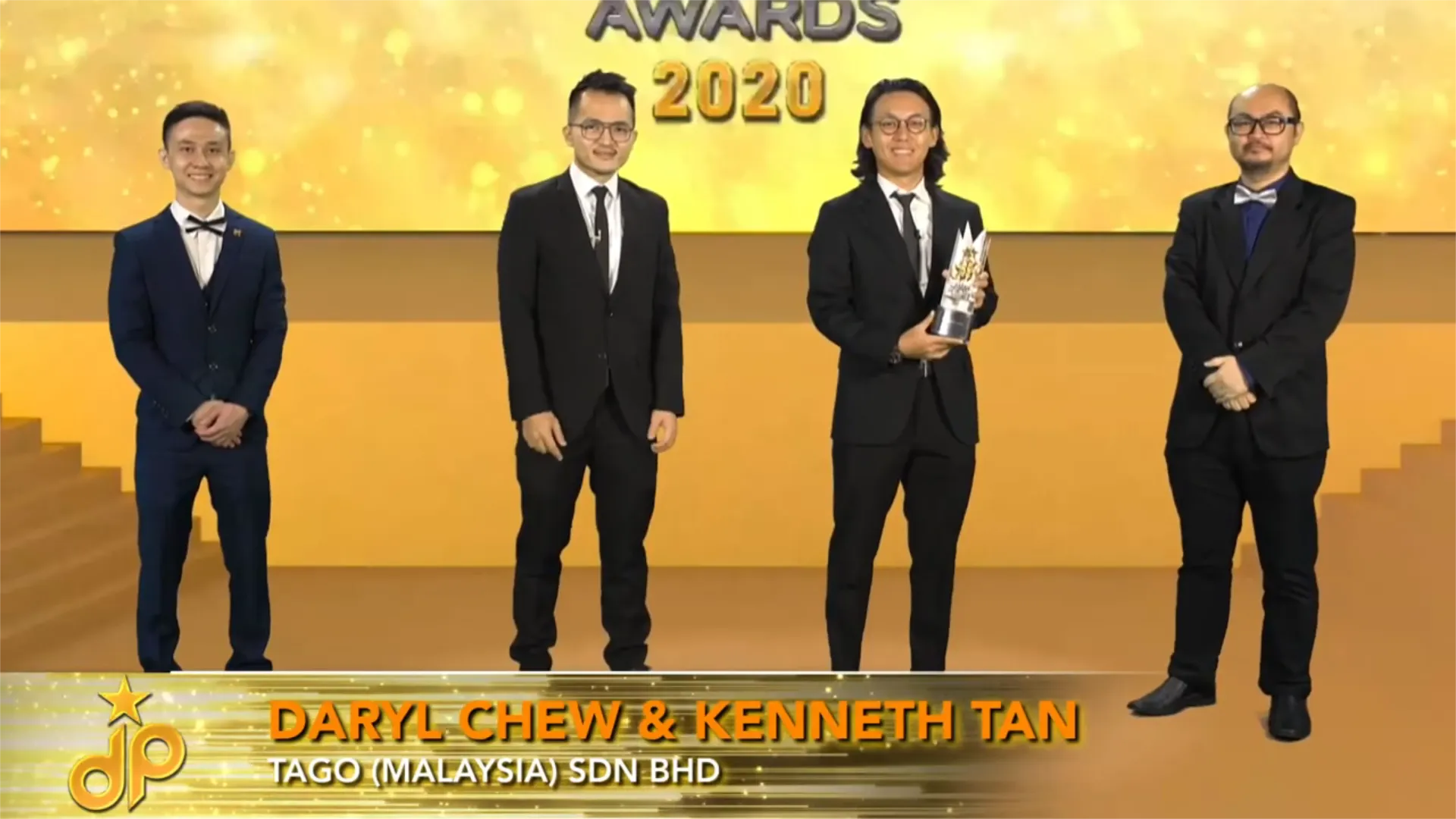 ALAIA Titiwangsa by Tago (Malaysia) Sdn Bhd - Best Urban Living Development 2020 - Kenneth Tan (Director) & Daryl Chew (COO) receives award - Winner's Image