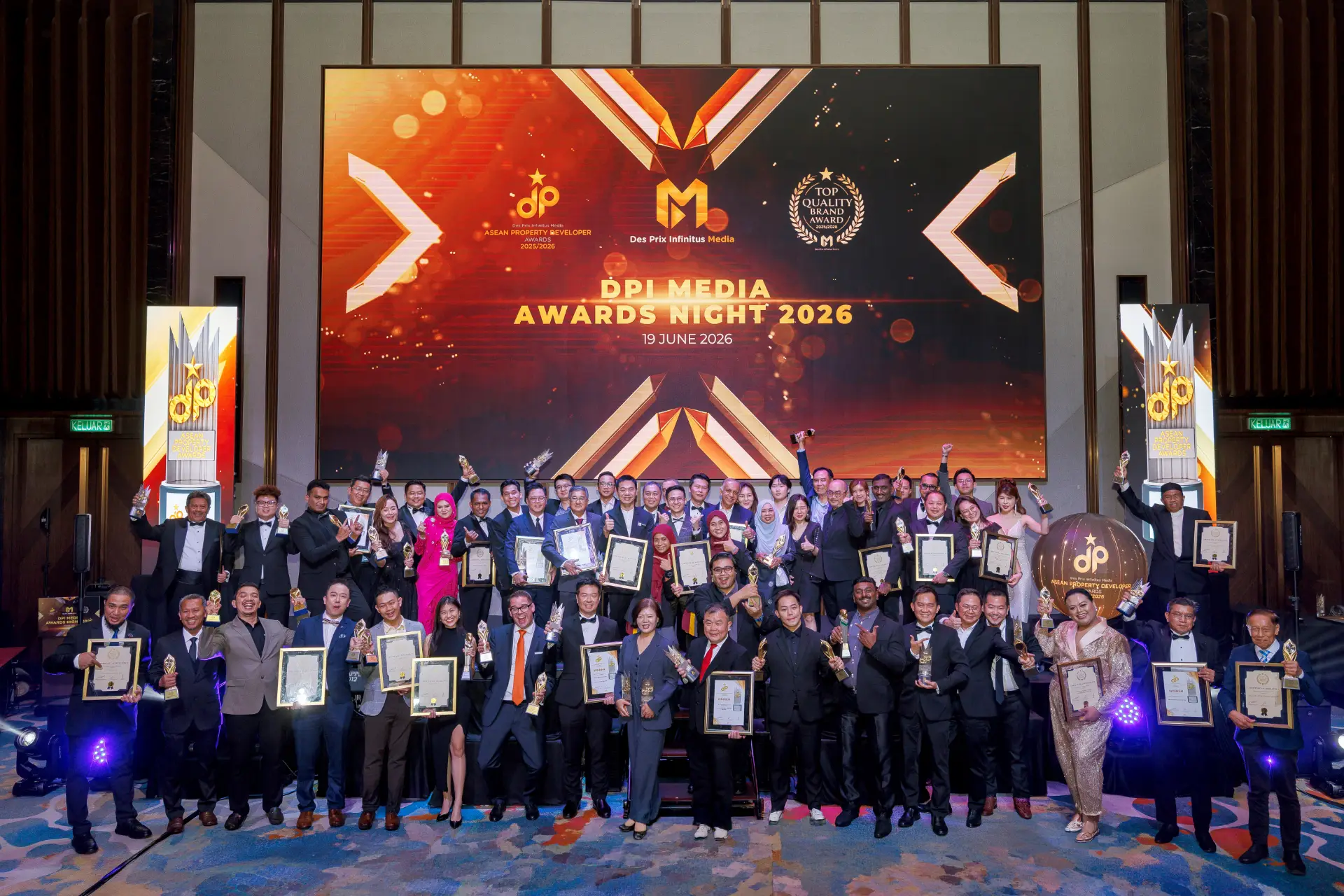 ASEAN Property Developer Awards 2025-2026 - Award Winners Group Photo