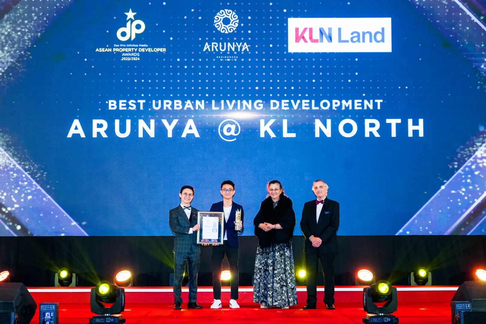 Arunya @ KL North by KLN Land Sdn Bhd - Best Urban Living Development 2023/2024 - Bryan Chong (Staff from Business Development) receives award - Winner's Image
