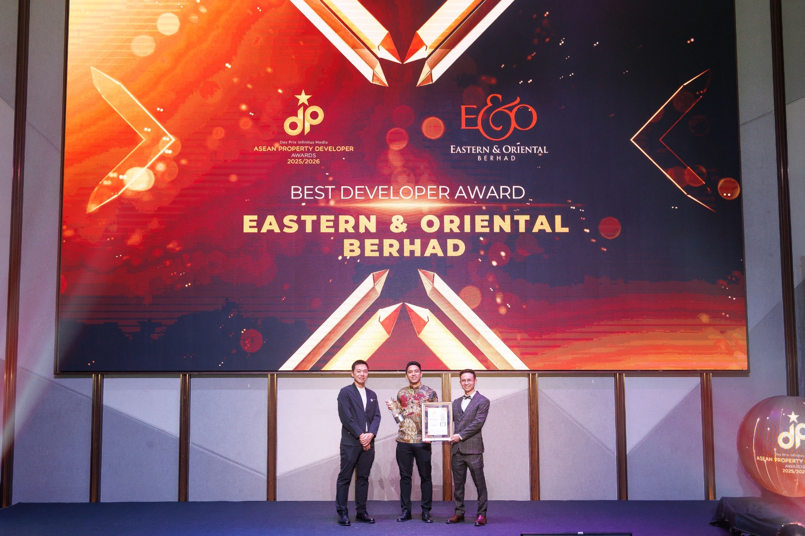 Eastern & Oriental Berhad - Best Developer Award 2025-2026 - Winner's Image