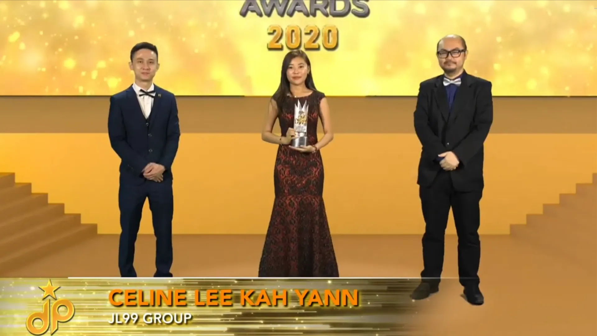 JL99 Group - Best Developer Award 2020 - Celine Lee (Marketing Head) receives award - Winner's Image