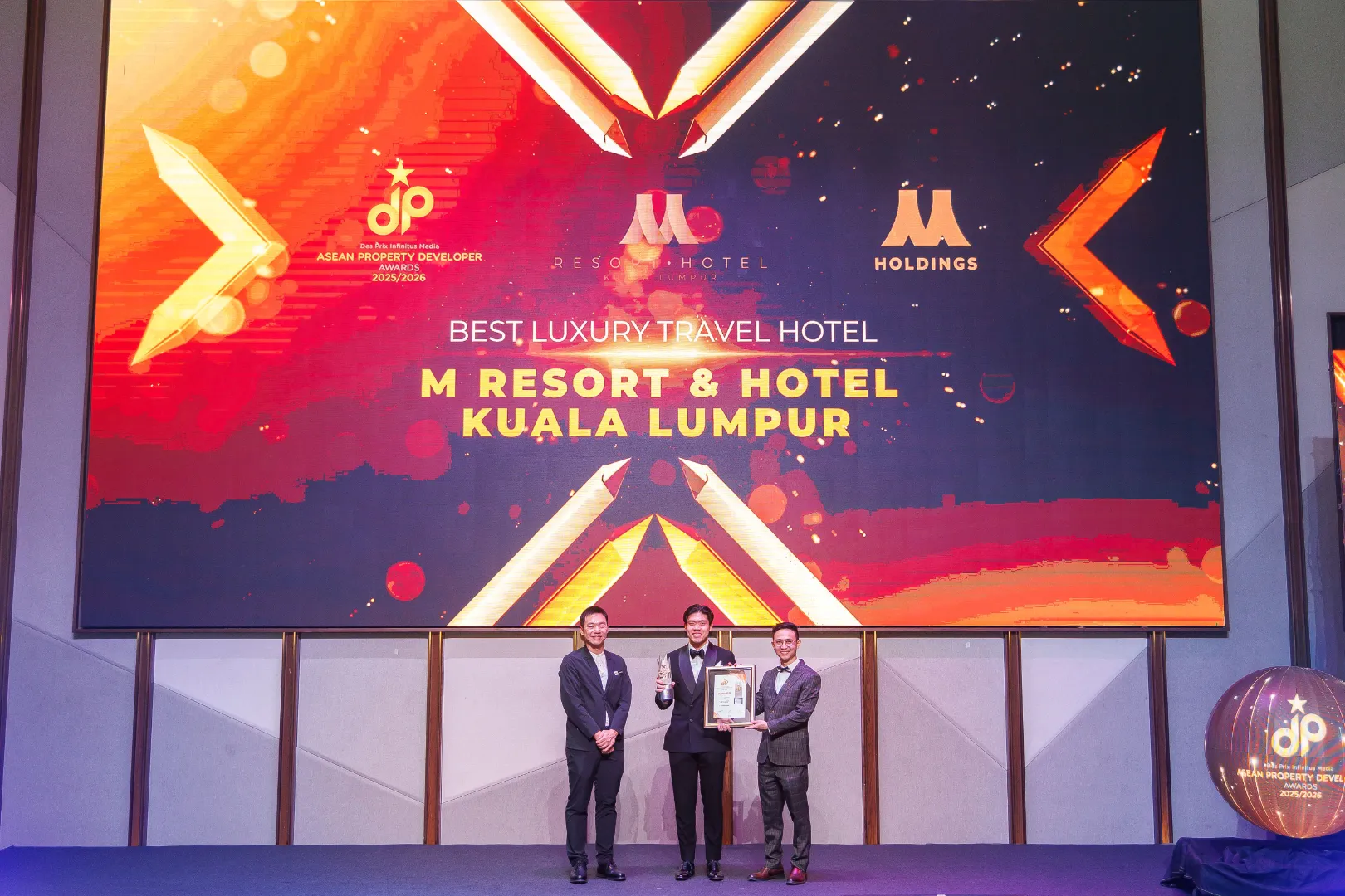 M Resort & Hotel Kuala Lumpur by M Holdings Group - Best Luxury Travel Hotel 2025/2026 - Teo Don How (General Manager) receives award - Winner's Image