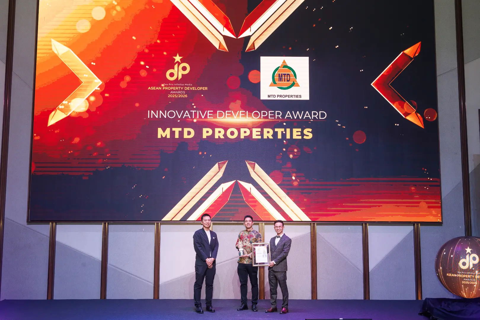 MTD Properties - Innovative Developer Awards 2025/2026 - Winner's Image