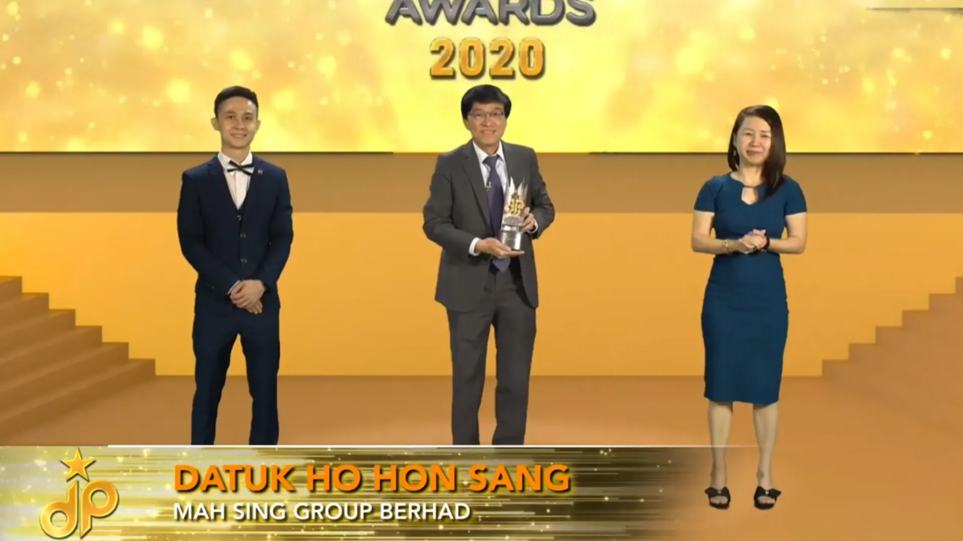 Mah Sing Group Berhad - Best Developer Award 2020 - Datuk Ho Hon Sang (Chief Executive Officer) receives award - Winner's Image