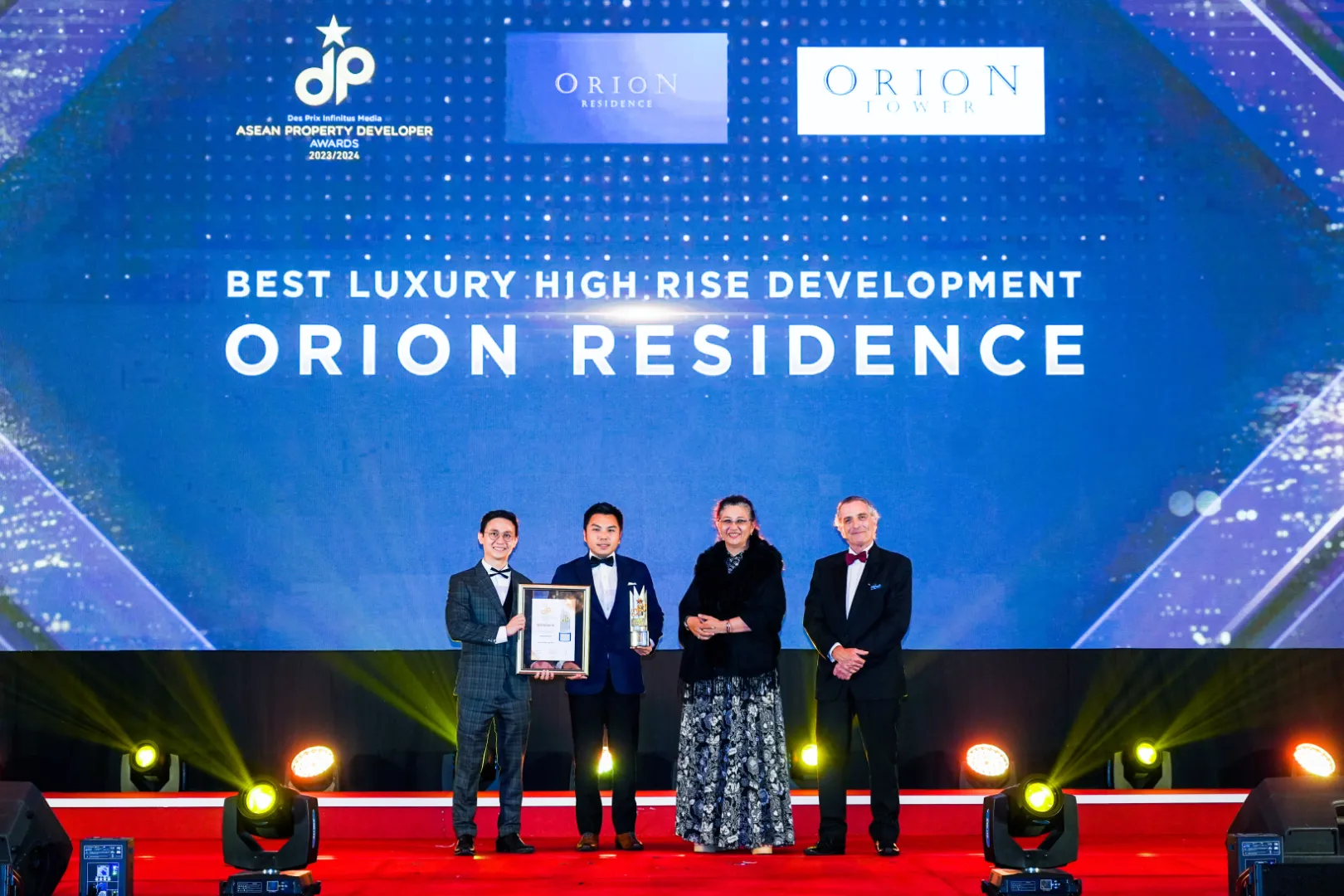 Orion Residence by Orion Tower Sdn. Bhd. - Best Luxury High Rise Development 2023/2024 - Mr. Thomas Ling (Executive Director) receives award - Winner's Image