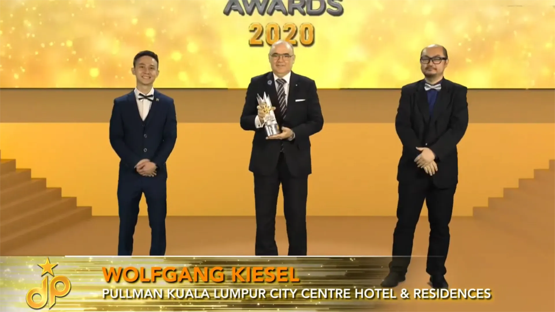 Pullman Kuala Lumpur City Centre Hotel & Residences by Pullman KLCC Hotel & Residences - Best City Hotel Development 2020 - Wolfgang Kiesel (General Manager) receives award - Winner's Image