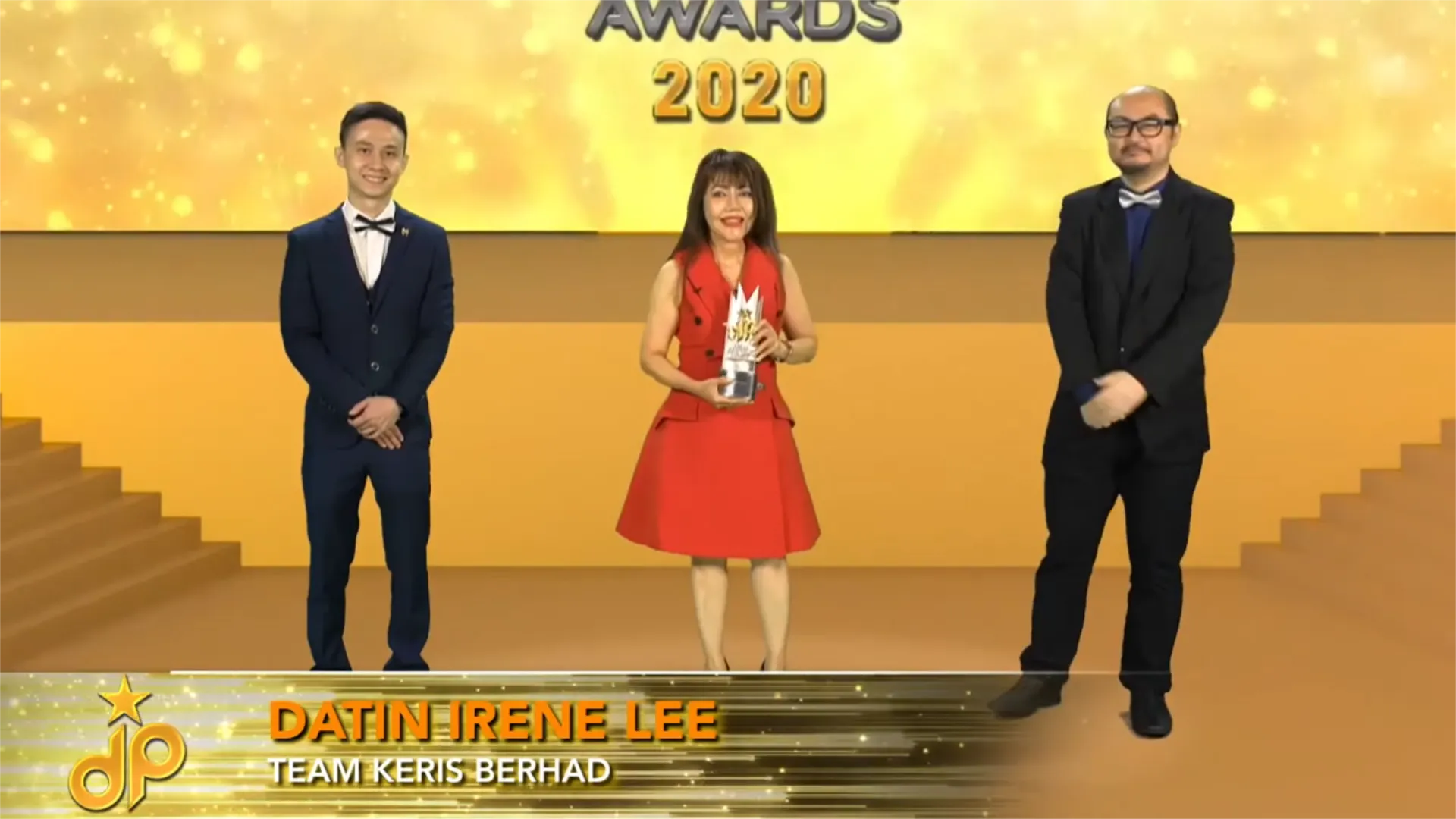 Spanish Gardens by The Water by Team Keris Berhad - Best Lakeside Development 2020 - Datin Irene Lee (Deputy Chairman) receives award - Winner's Image