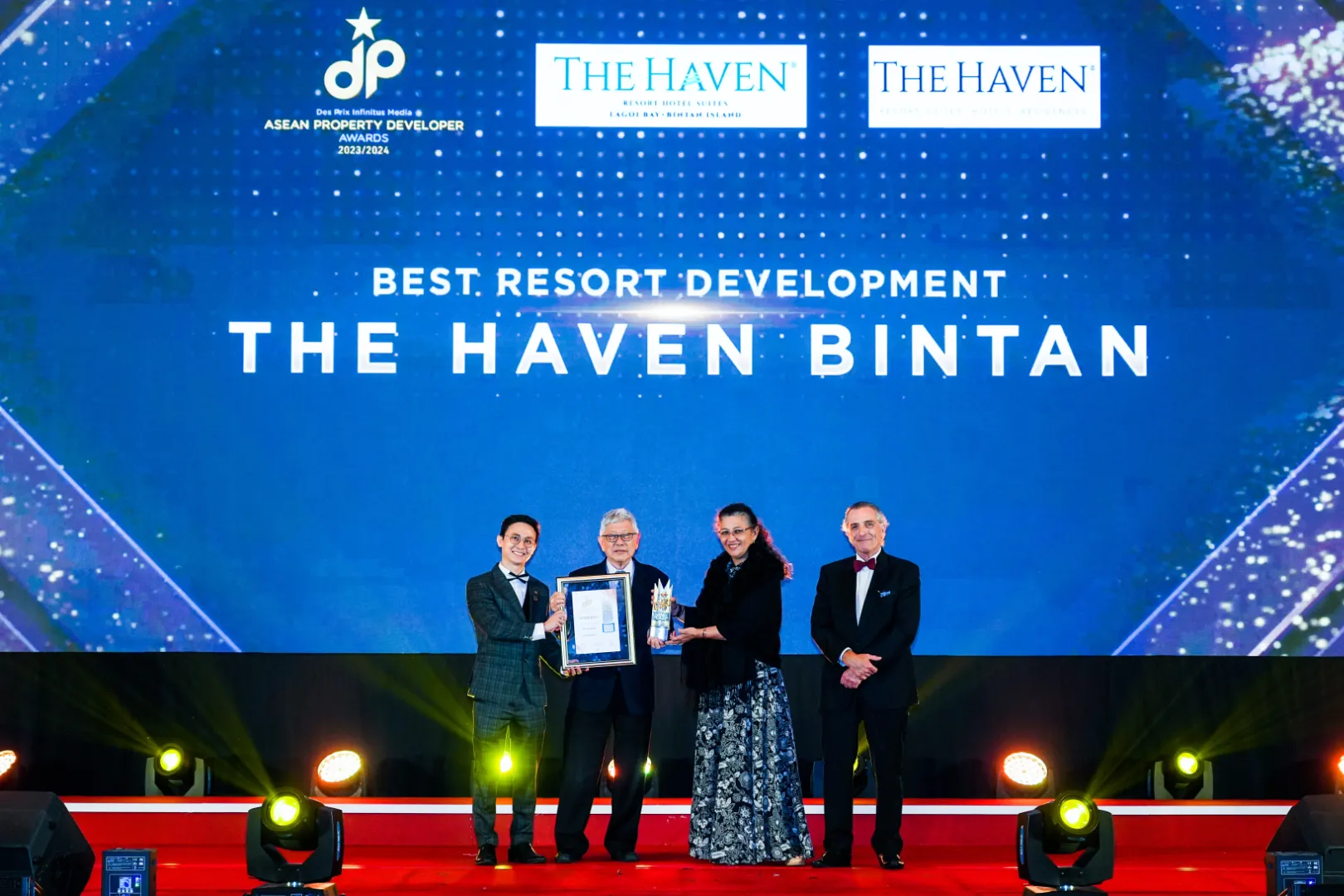 The Haven Bintan by The Haven Group - Best Resort Development 2023/2024 - Mr. Peter Chan (CEO) receives award - Winner's Image