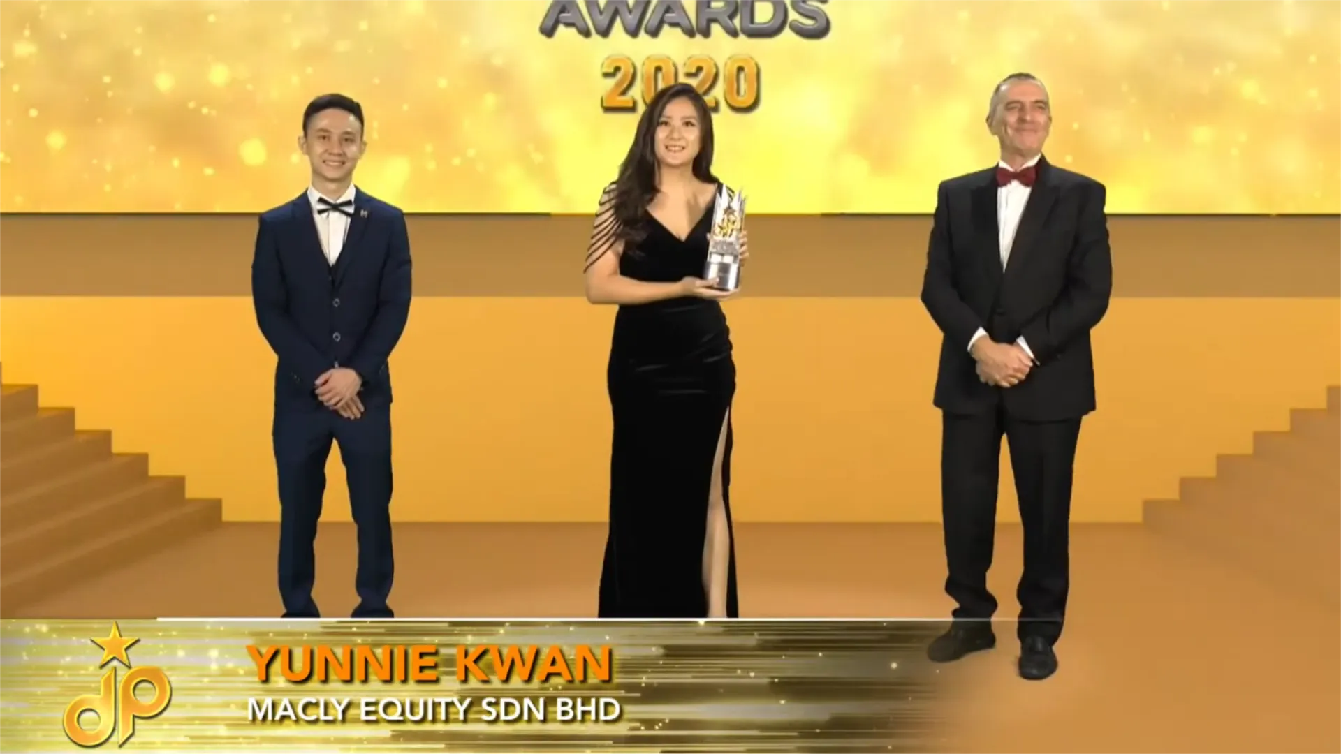 The Luxe by Infinitum by Macly Equity Sdn Bhd - Best Urban High Rise Development 2020 - Yunnie Kwan (Sales & Marketing Manager) receives award - Winner's Image