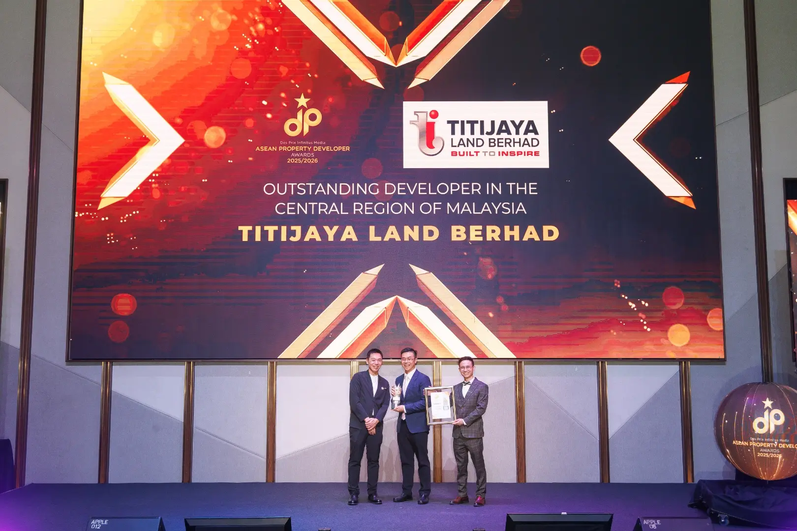 Titijaya Land Berhad - Outstanding Developer in The Central Region of Malaysia 2025/2026 - Winner's Image